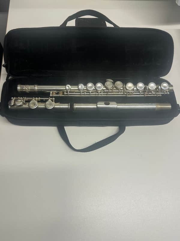 J. Michael FL-380SE Flute C Outfit, Silver Plated Finish, E-Mechanism with Case image 1
