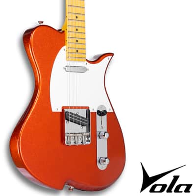 Vola Guitars Vasti V3 MC Orange Sparkle Gloss CLEARANCE SALE image 2