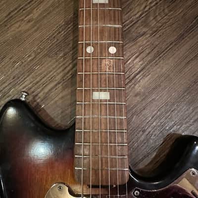 Guyatone LG-65T 1960s MIJ Electric Guitar Bizzare Japan - Sunburst image 4