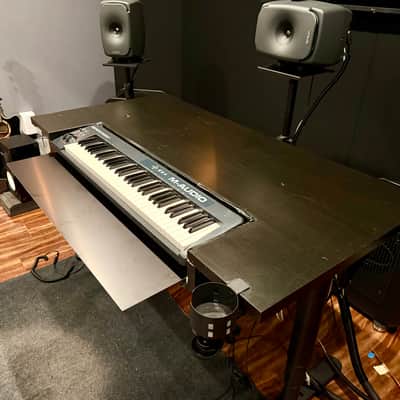 Custom Music Production Electric Sit-Stand Desk w/ Built-In 61-Key MIDI Keyboard image 5