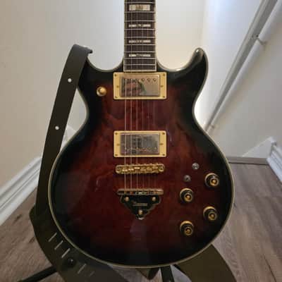 Ibanez AR325QA Artist Electric Guitar - Dark Brown Sunburst image 2
