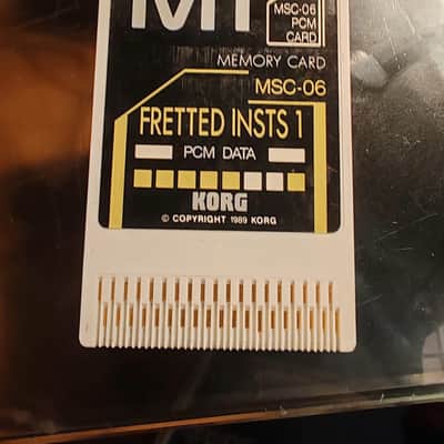 KORG M3R M1 MSC-06 FRETTED INSTS 1 1989