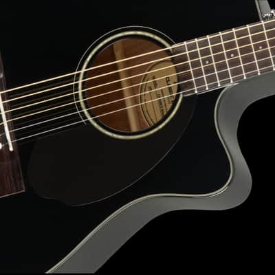 Fender Classic Design CC-60SCE Concert Black Electro Acoustic Guitar image 4