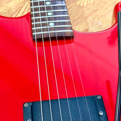 🔥RARE🔥 1987 Charvel Model 2 Red~ MIJ 80s Made In Japan~ JT6 Floyd Rose/Jackson image 5