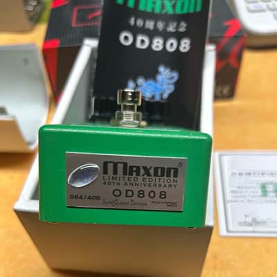 Maxon OD-808 Overdrive 40th Anniversary 2019 - Green image 3