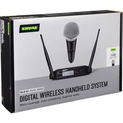 Shure GLXD24+ Digital Wireless Handheld System with SM58 Capsule (B-Stock) image 6