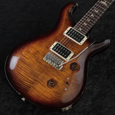 Paul Reed Smith (PRS) 2014 Custom 24 10Top Black Gold Burst Pattern Thin Neck [14 210725] (02/03) image 1