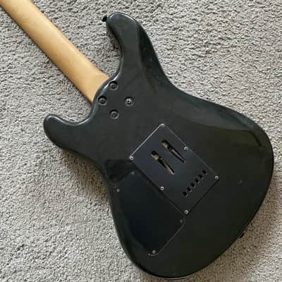 J&D Black SSH Electric Guitar, Mahogany Body, Maple Neck, Rosewood Fingerboard image 15