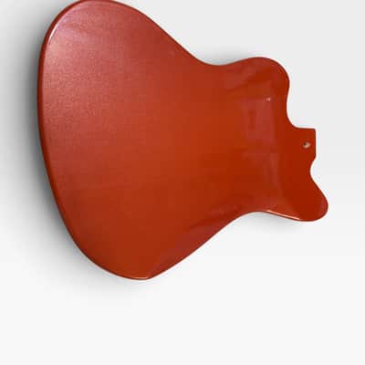 Orange DIY Electric Guitar Paulownia Body Build 6 String image 4