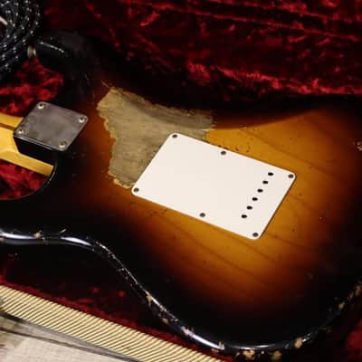 Fender Custom shop’54 1954 60th Anniversary Heavy Relic 2014 Sunburst image 8