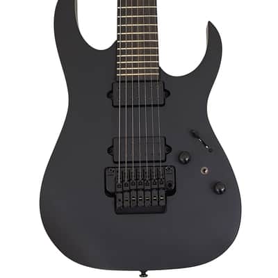 Ibanez RGRB720 Iron Label 7 String Guitar Black Flat B Stock image 2