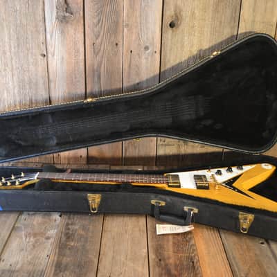 Hamer Vector Flying V 2004 Natural Korina image 23