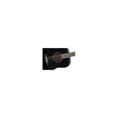 Fender CD-60 Dreadnought V3 w/Case, Walnut Fingerboard, Black image 3