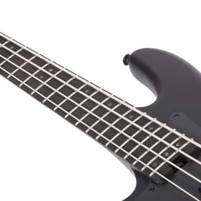 Schecter Stiletto-4 Stealth Pro EX LH Satin Black image 10
