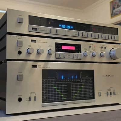 VINTAGE SANSUI STEREO SYSTEM/POWER AMP/PRE AMP/TUNER/MADE IN JAPAN image 2