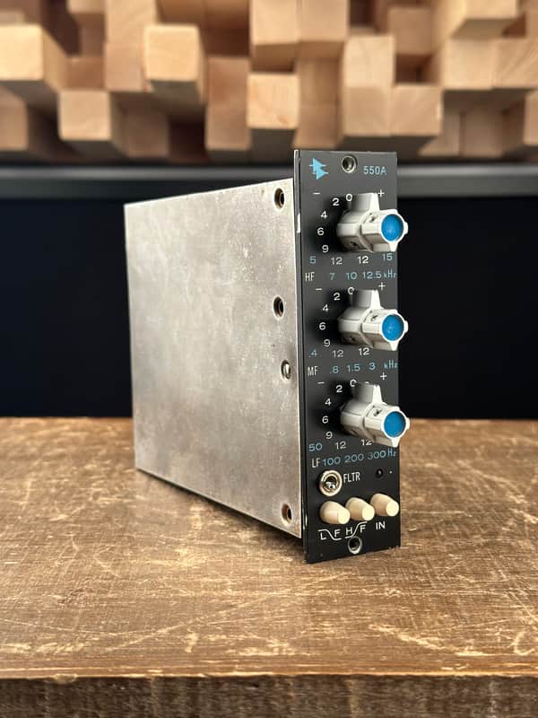 API 550A 500 Series 3-Band Equalizer Module