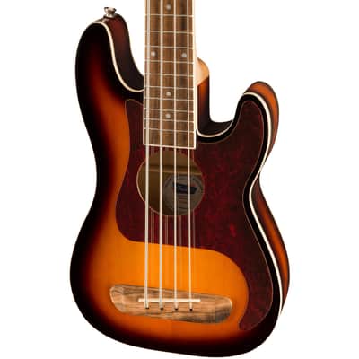 Fender Fullerton Precision Bass Ukulele - Walnut Fingerboard, 3-Color Sunburst image 1