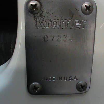 Kramer Pacer Deluxe 80's white image 6
