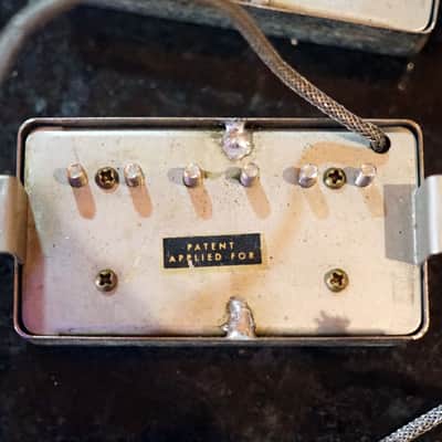 1959 1960 Gibson Original SEALED nickel Double White Cream Gibson PAF Patent Applied For humbuckers image 8