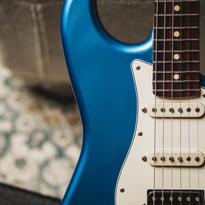 Xotic USA California Classic XSC Pro-2 SSH Light Aging-Lake Placid Blue w/Roasted Flame Maple Neck & Indian Rosewood FB image 4
