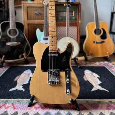 Lotus Telecaster Copy 1980s - Transparent Butterscotch image 1