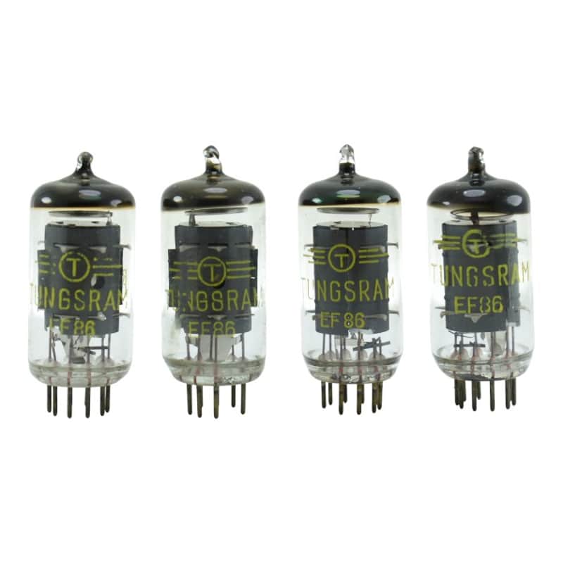 EF86 Tungsram quad set NOS image 1