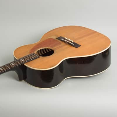 Epiphone FT-79 Flat Top Acoustic Guitar, ser. #58570, black tolex hard shell case. image 7