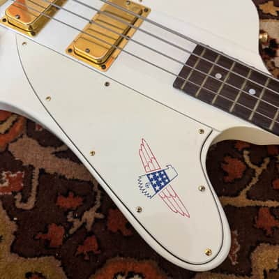 Vintage 1977 Gibson Thunderbird White Bicentennial Bass Guitar *Upgraded* 1970s image 5