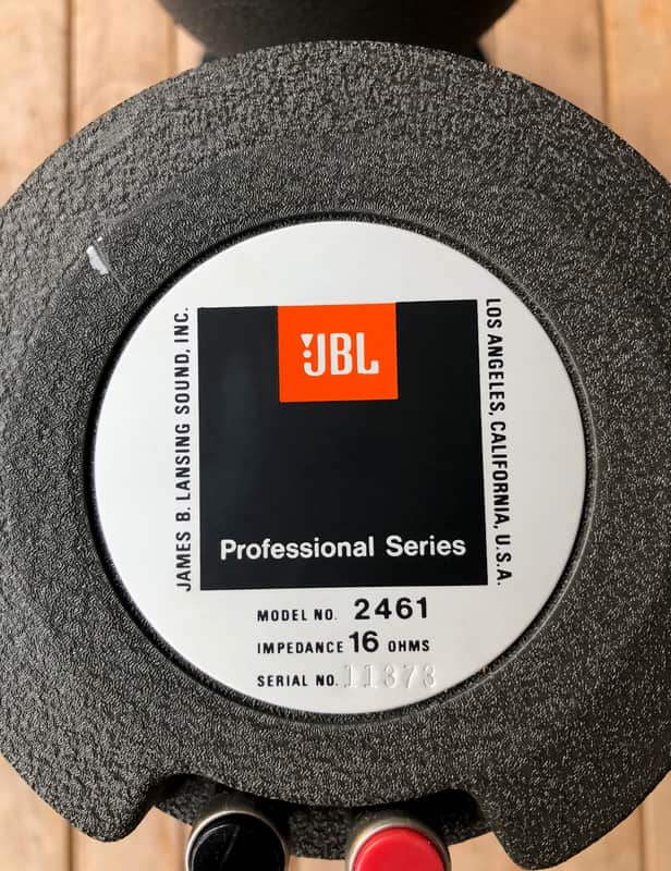 JBL 2461 High-Comp Drivers with JBL 2301 Potato Masher Horns