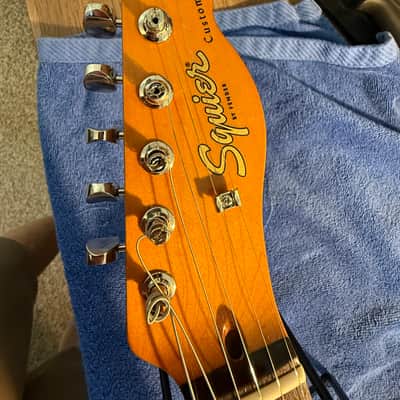 Squier Esquire by Fender Custom Classic Vibe ‘60s w/ Eldred Mod, upgrades, Lake Placid Blue w/case image 10