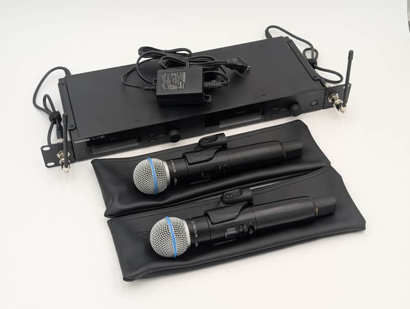 Shure SLXD24D/B58 Dual Channel Wireless Microphone System - G58 470-514MHz SLX-D