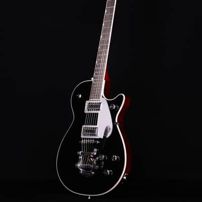 Gretsch G5230T Electromatic Jet FT Single-Cut with Bigsby, Black Walnut FB, Black image 6