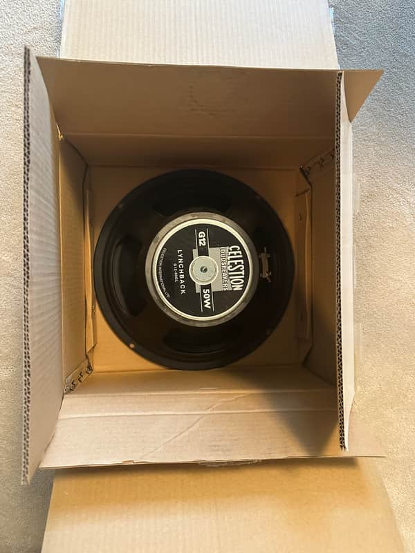 Celestion G12-50GL Lynchback 12" 50-Watt 8ohm Guitar Amp Speaker 2020s - Black image 1