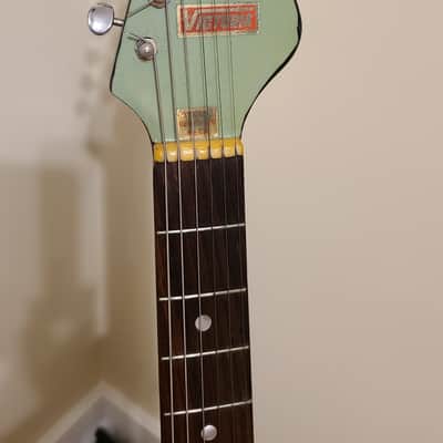 Teisco Kawai Guyatone Victoria Zenon 1960s Surf Green RARE image 4