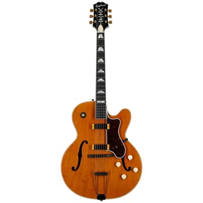 Epiphone 150th Anniversary Zephyr DeLuxe Regent Electric Guitar (with Case), Natural image 2