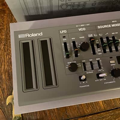 Roland SH-01A Boutique Series Monophonic Synthesizer Module 2017 - Present - Gray image 3