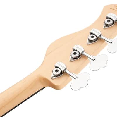 Sadowsky MetroLine 21-Fret Vintage J/J Bass-Swamp Ash Body-4 String-Almond Sunburst Transparent Satin-Fretless image 8