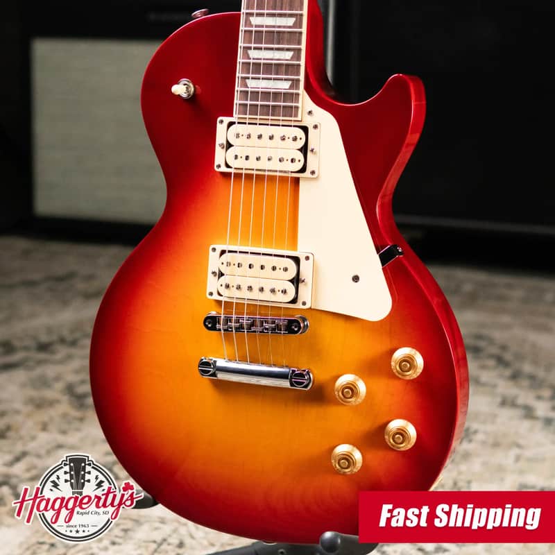 Gibson Les Paul Studio Double Trouble Electric Guitar - Cherry Sunburst with Gig Bag image 1