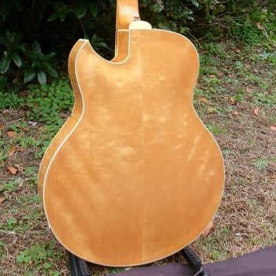 Yamaha AE-11 1969-1970 - Natural Lacquer+Original Hard Case image 12