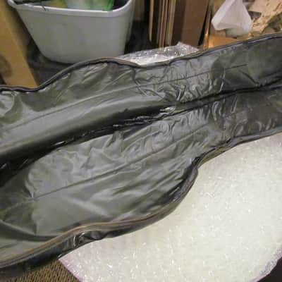 Vintage Fender Bass Gig Bag 1960's Era Unlabeled Fender Style Bass Gig Bag Cool Vintage Leatherette Bass Gig Bag image 10