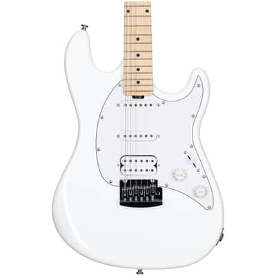 Sterling Intro Series Cutlass HSS Electric Guitar, Canvas White image 4