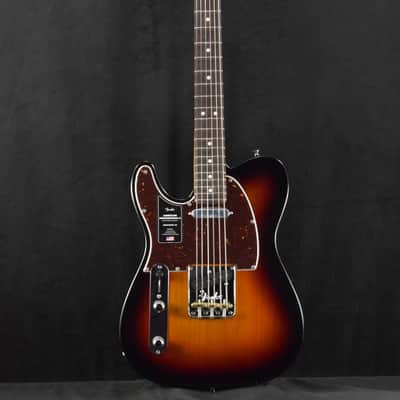 Fender American Professional II Telecaster Left-Hand 3-Color Sunburst Rosewood Fingerboard image 2