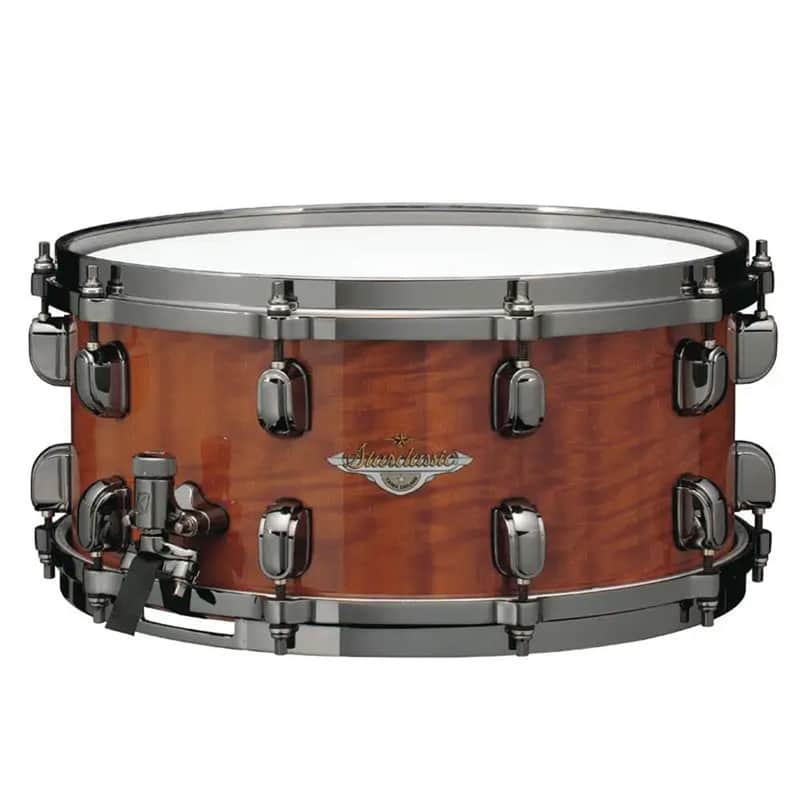 Tama Starclassic Bubinga Snare Drum 14x6.5 Gloss African Cherry