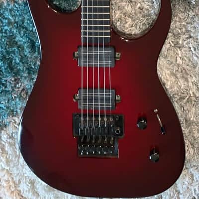 Strictly 7 Guitars custom shop   Super Strat Floyd    rose  red electric    guitar made in  the usa ohsc image 1