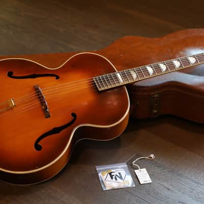 1953 Epiphone De Luxe Acoustic Archtop Guitar Sunburst From Tommy Shaw of STYX Collection+OHSC(4528) image 1