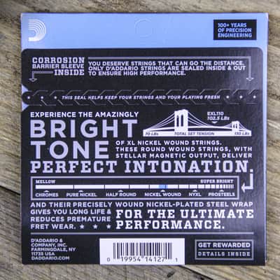 D'addario Nickel Wound EXL110 image 3