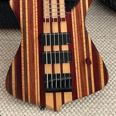 One-of-a-Kind Custom 6 String Iceman Bass by Renowned Luthier Ray Simonetti - New Case Included image 1