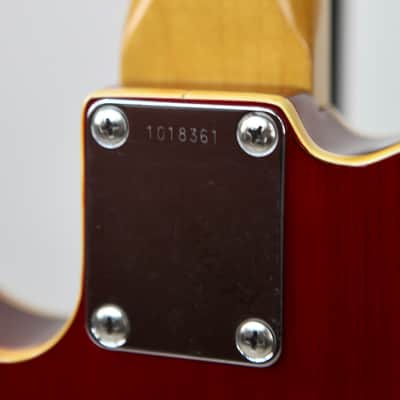 1981 Tokai TE-70WR Breezysound Telecaster MIJ See-Through Red 1-Piece Sen Body w/ OHSC image 25