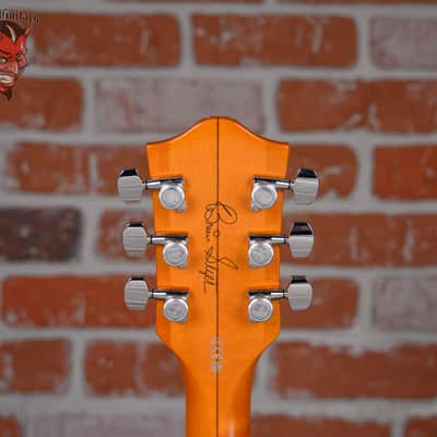 Gretsch G6120T-BSNV Brian Setzer Signature Nashville Hollow Body ‘59 Smoke with Bigsby Satin Orange Smoke 2025 w/OHSC image 10