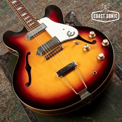 2000 Epiphone Casino VC Peerless factory 1 11/16th nut W/case image 6